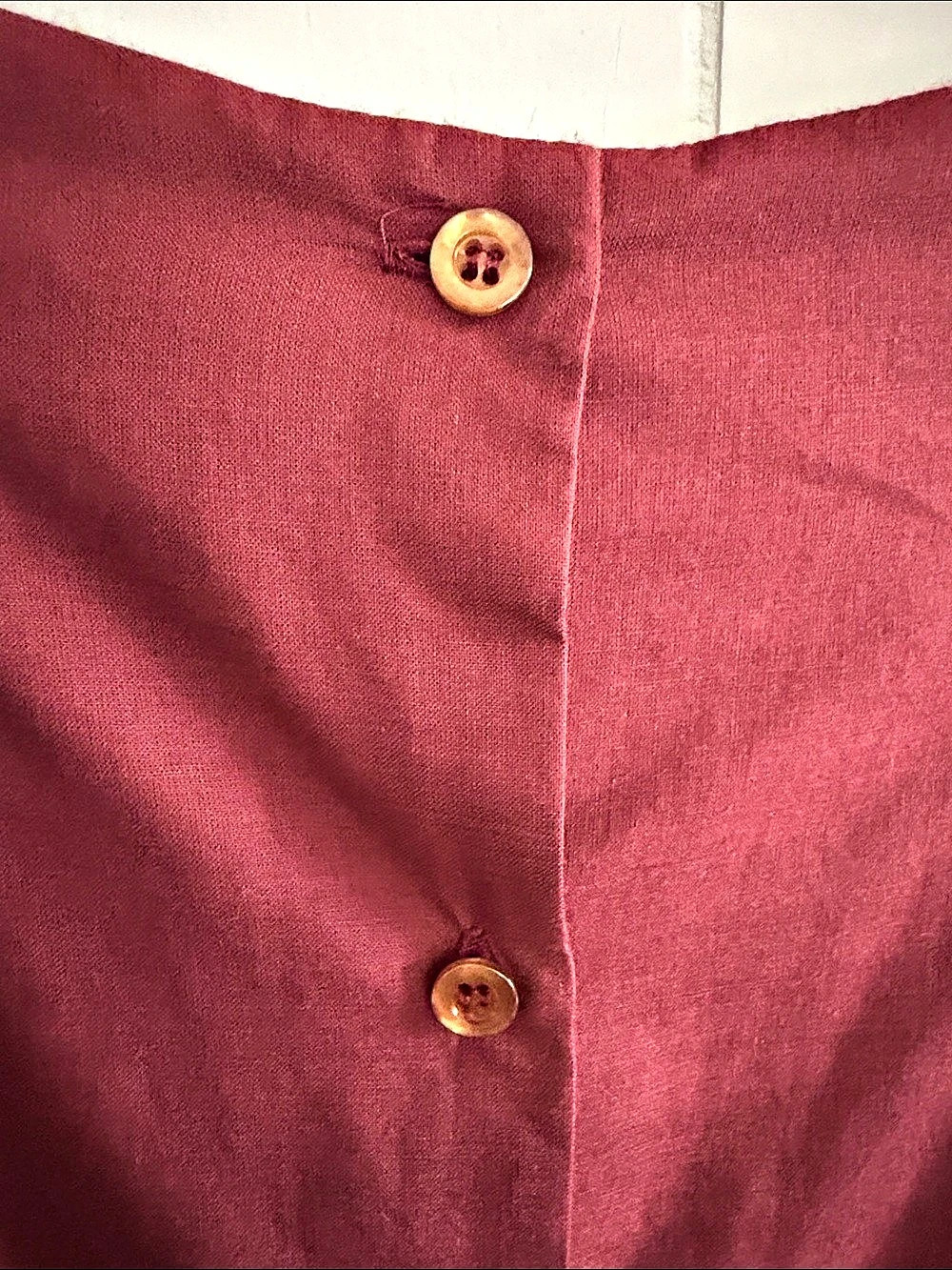 Sue Wong Vintage Scalloped Embroidered Top XS Burgundy Edwardian Victorian - Picture 10 of 14